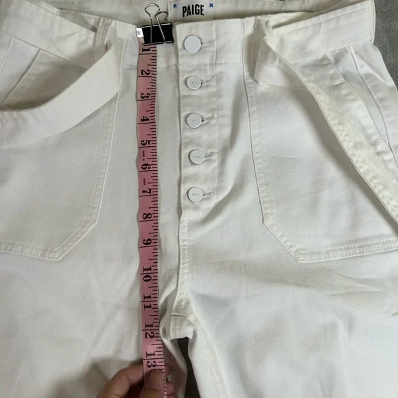 Paige mayslie white utility jogger pants - Picture 9 of 16